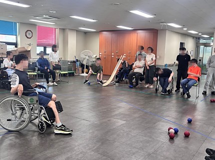2026.09.08 맥장애인자립생활센터, 상록뇌성마비복지관 친선 보치아 경기 진행